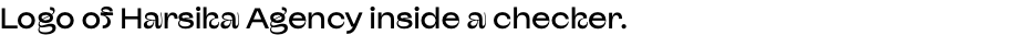 Logo of Harsika Agency inside a checker.